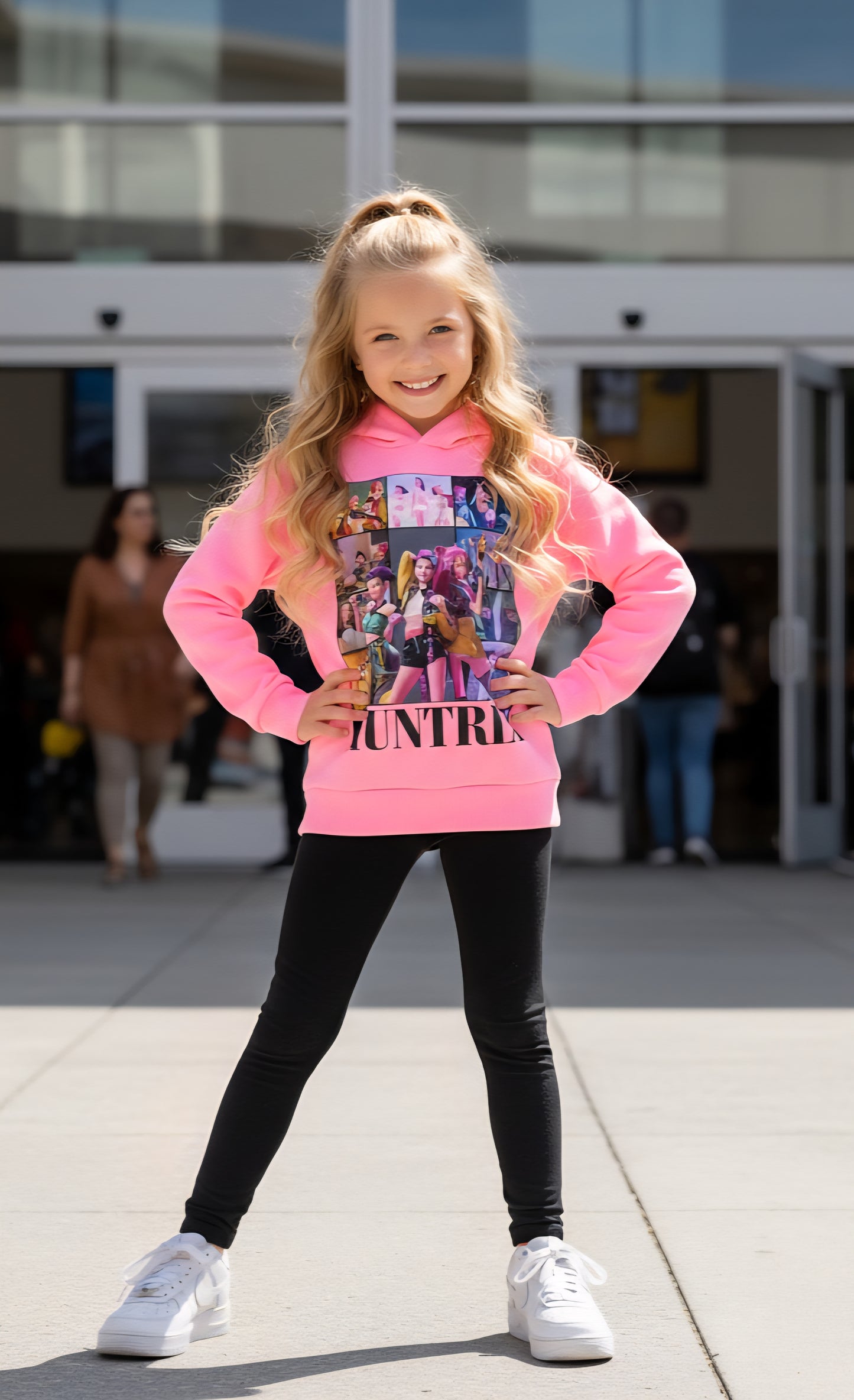 Huntrix Pink Hooded sweater