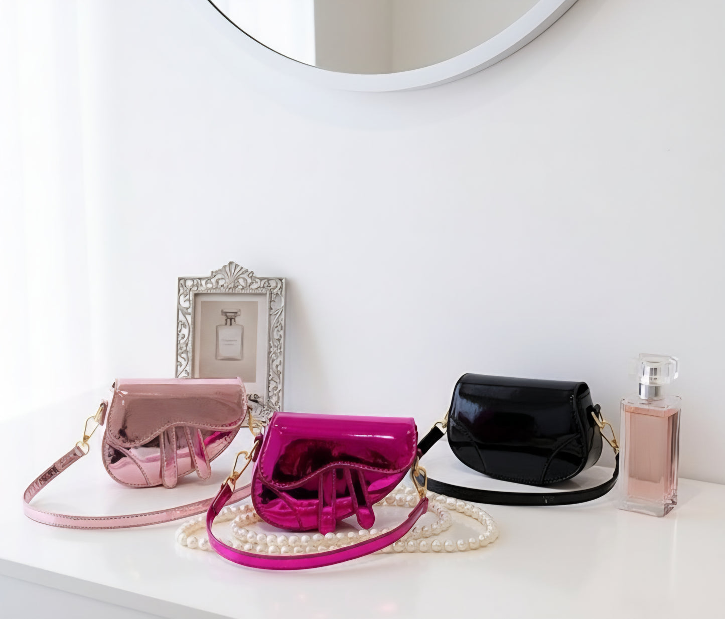 Dior inspired saddle bag