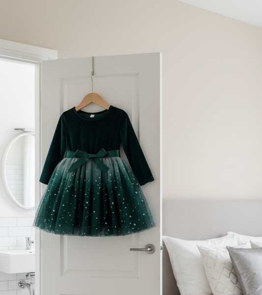 Green star dress