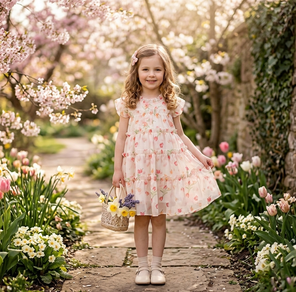 Peach dress