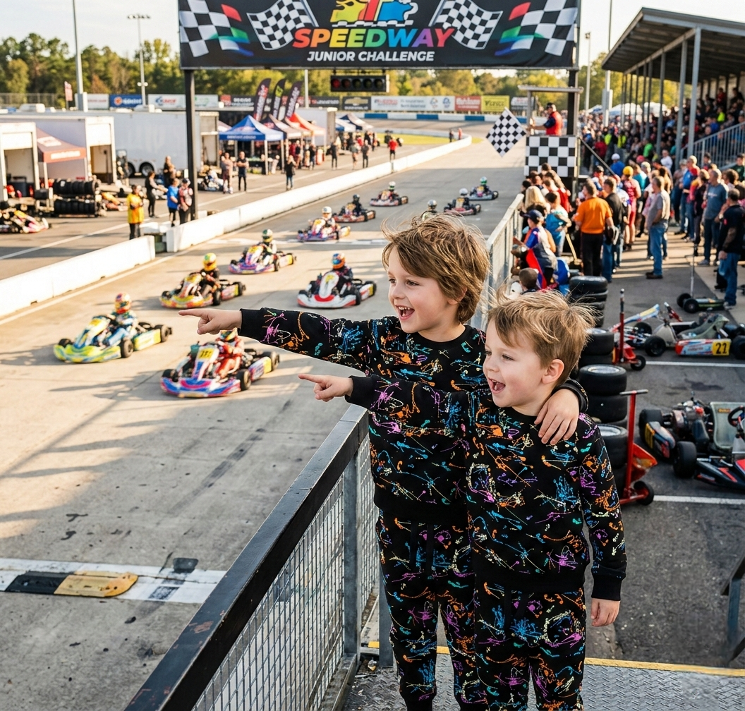 Paint splatter track set