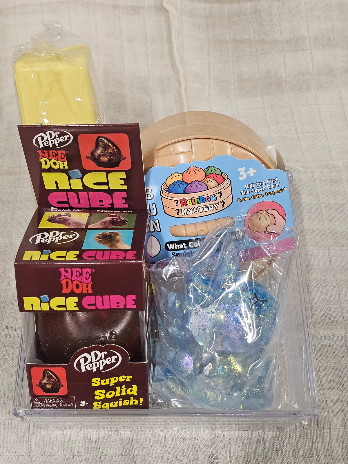 Squishy basket - dumpling, butter and more