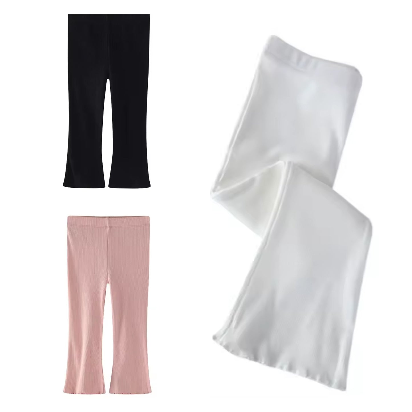 Ribbed Flare Leggings