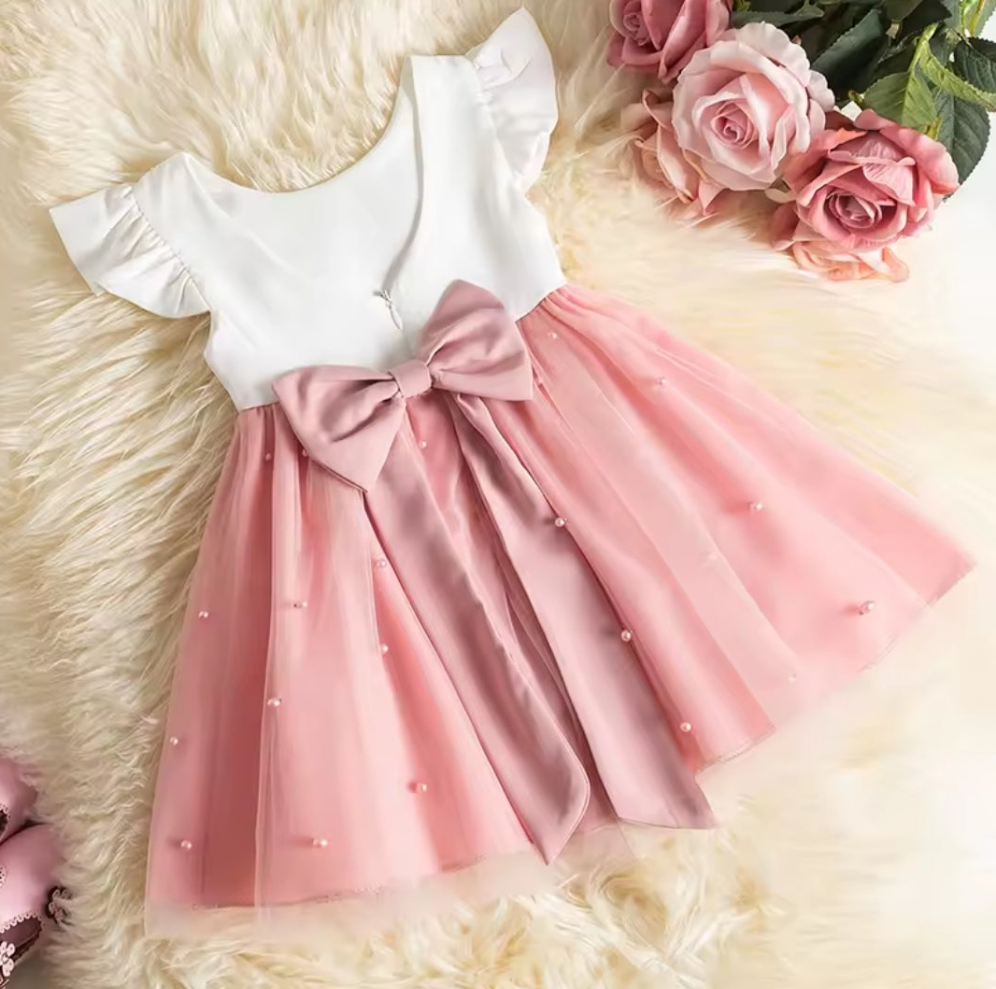 Two Tone Pearl Dress