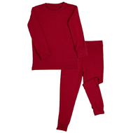 Bamboo cranberry red 2 peice pj