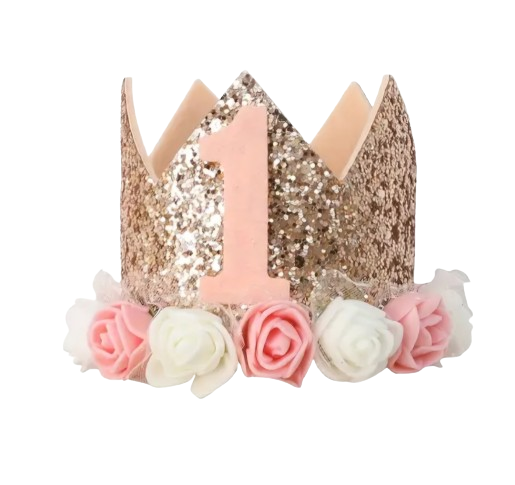 Floral Birthday Crown "1"
