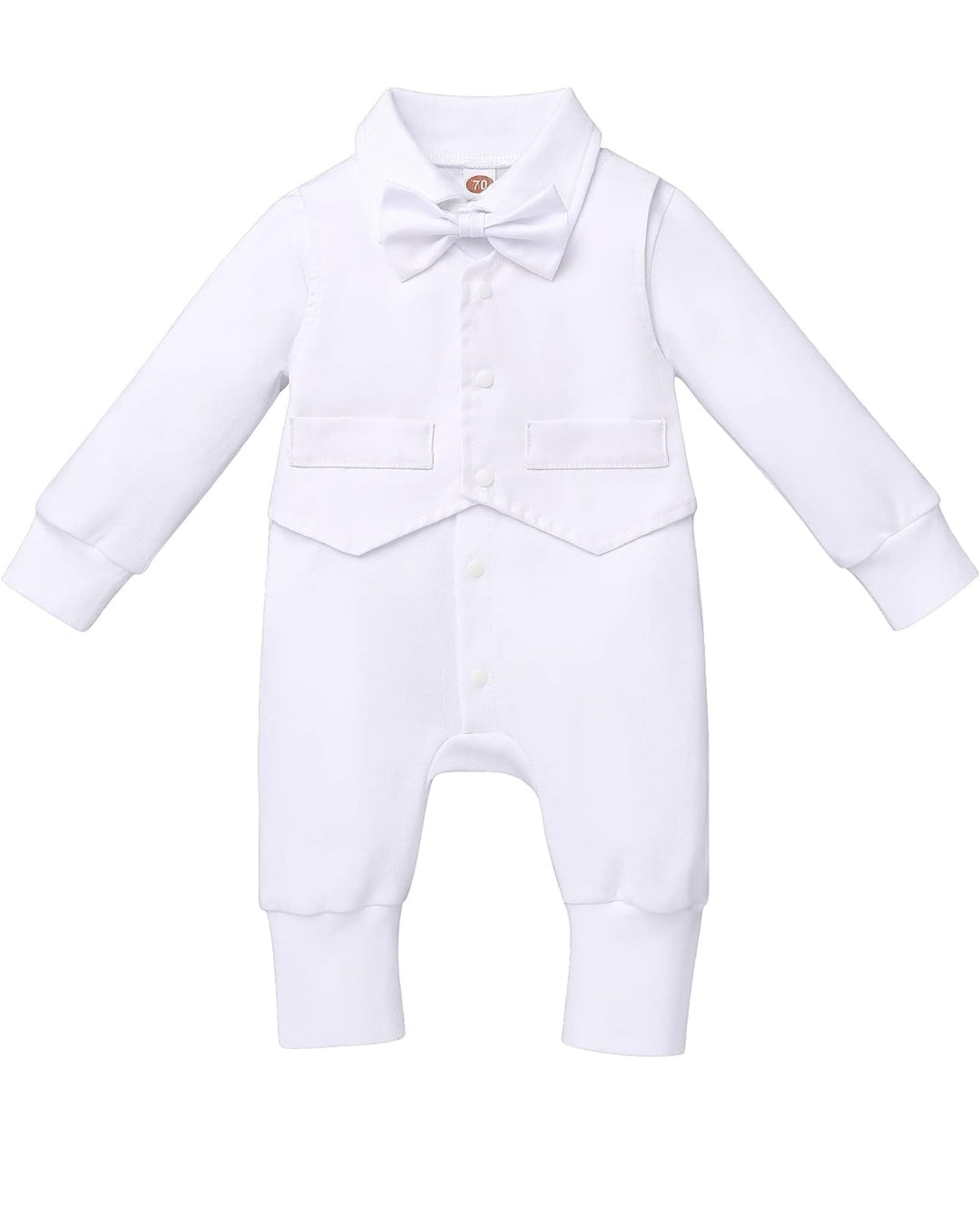 Miles Baptism Romper