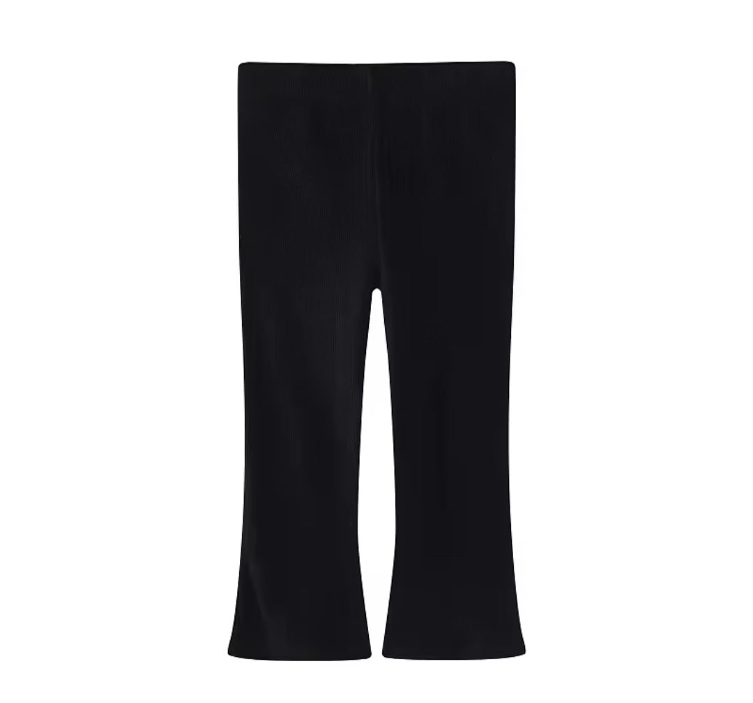 Ribbed Flare Leggings