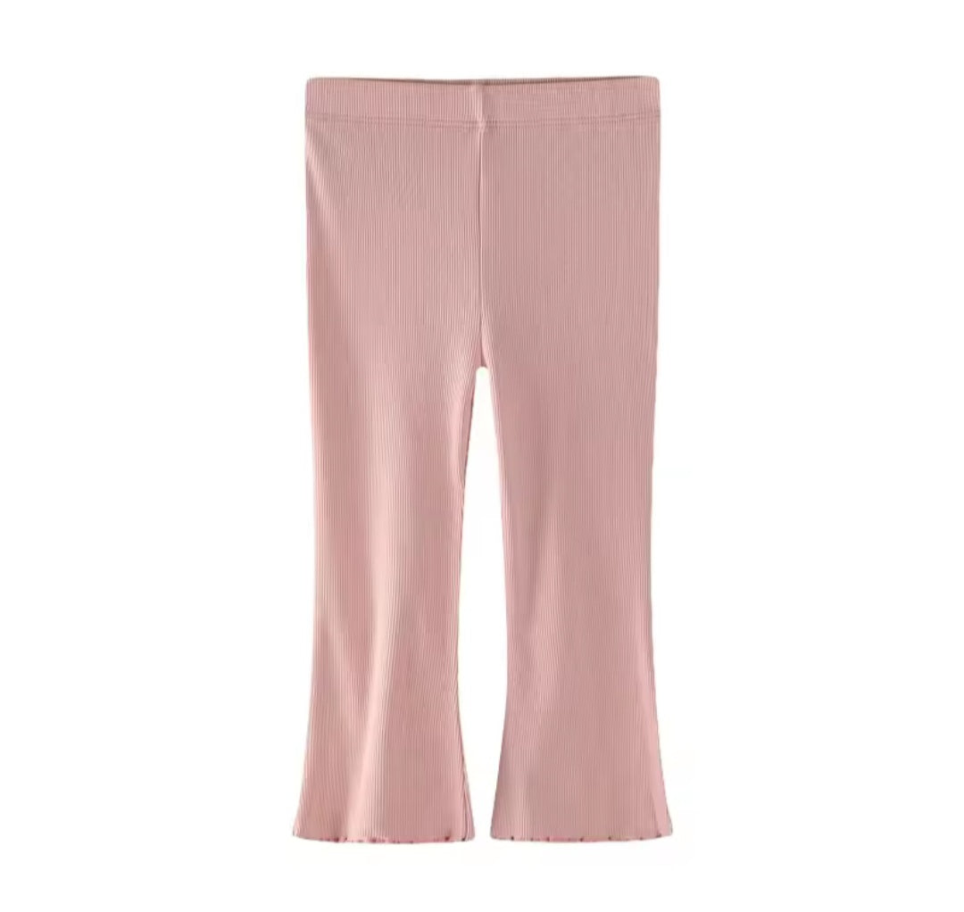 Ribbed Flare Leggings