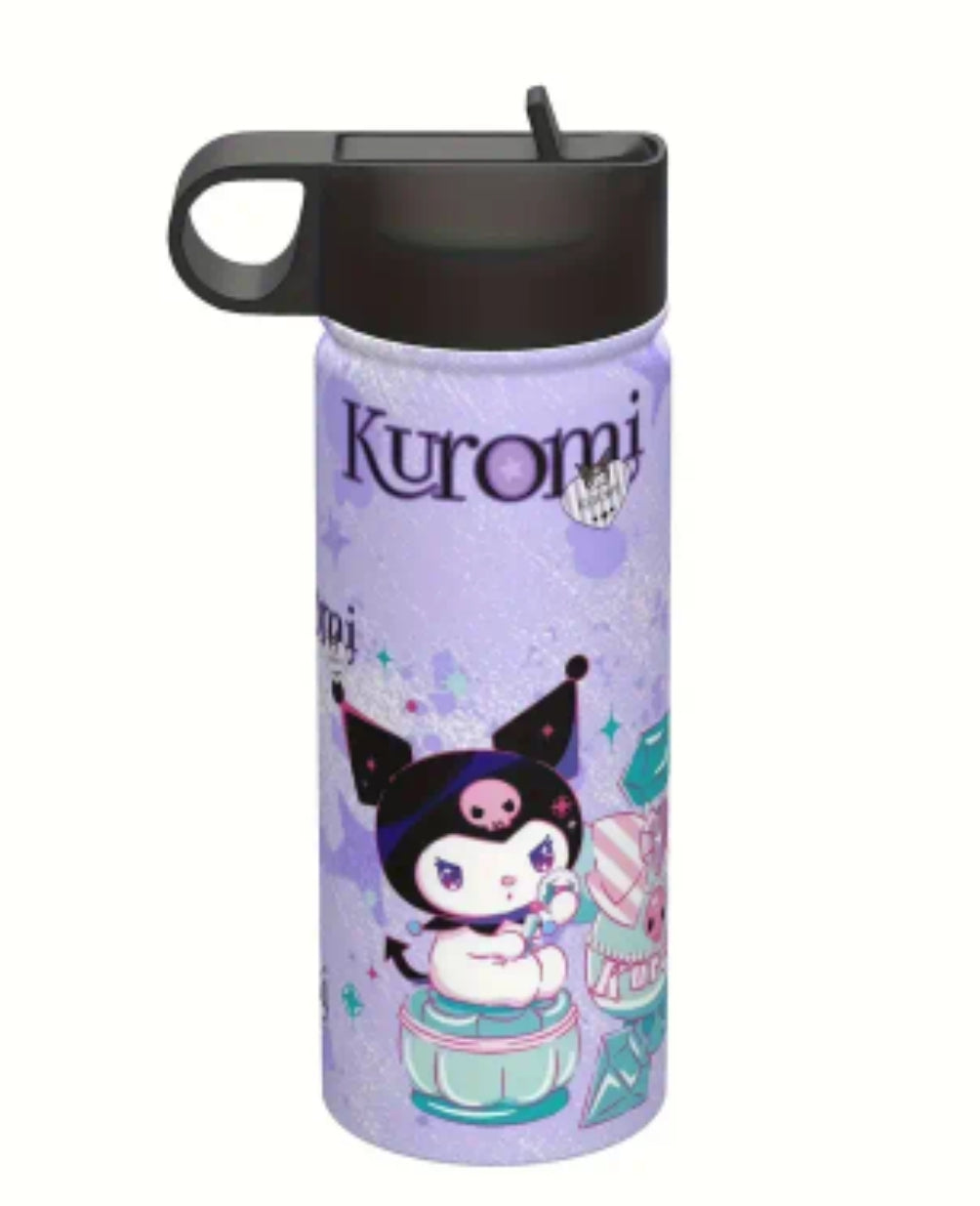 Kuromi water bottle