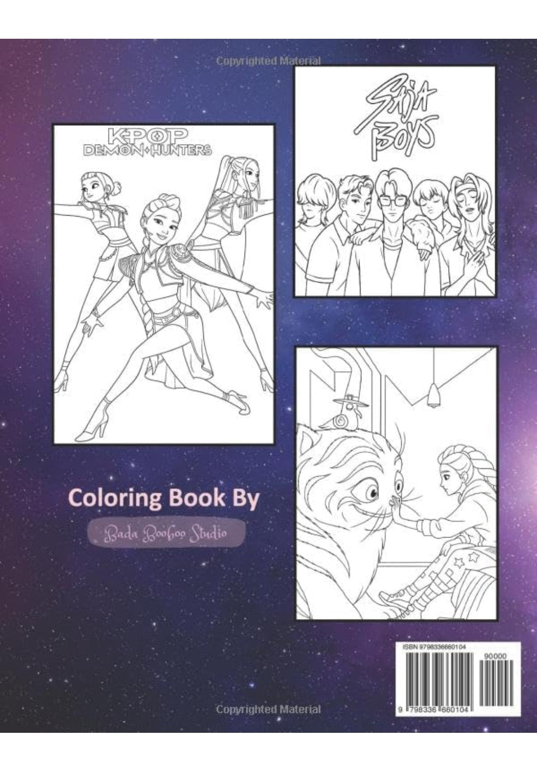 Huntrix Coloring book paperback