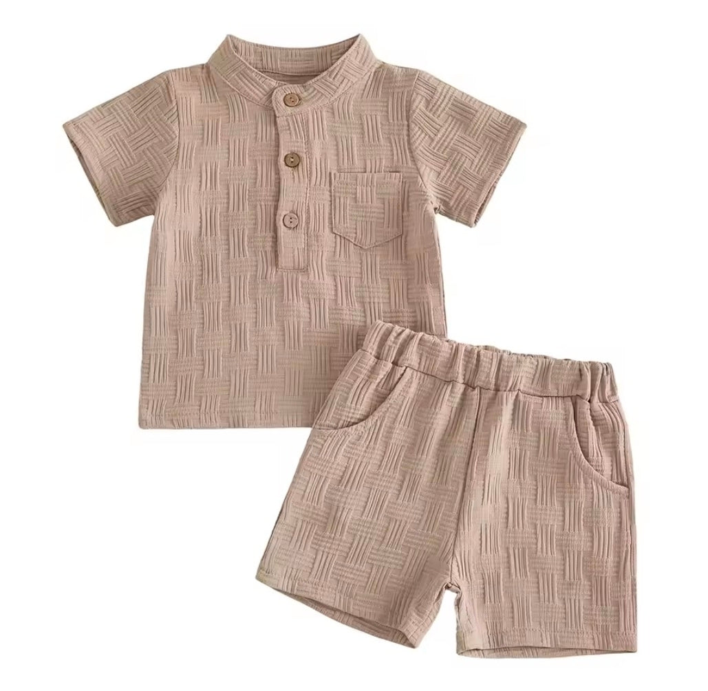 Tan collar set