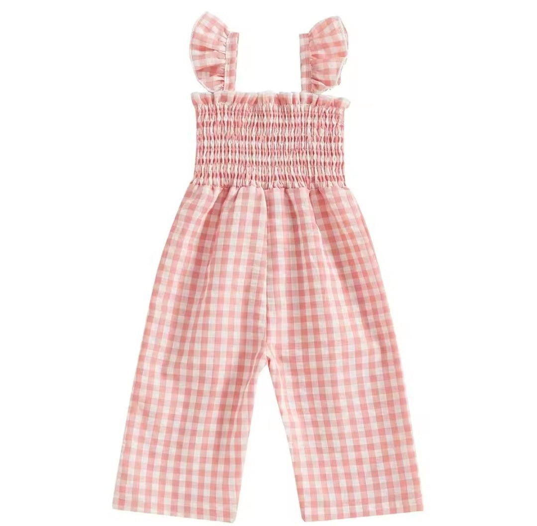 Gingham Romper Jumpsuit