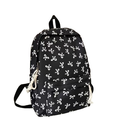 Black Bow Backpack