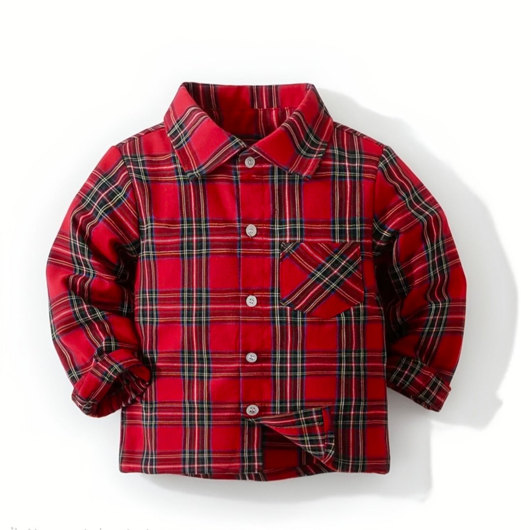 Tartan plaid dress top