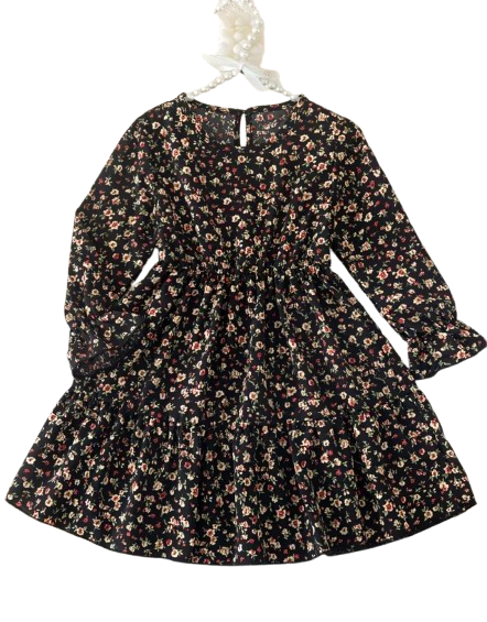 Floral long sleeve dress