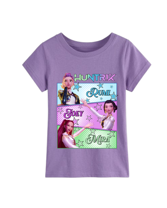 Purple Huntrix Tee