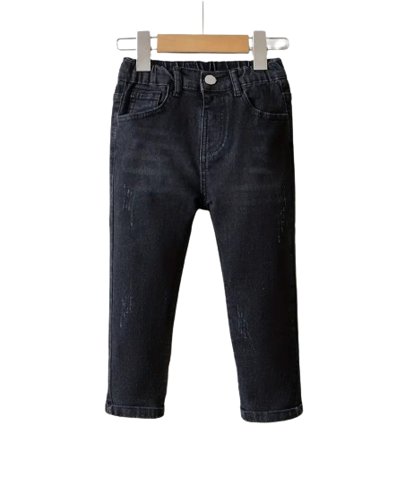 Black Distressed Jeans