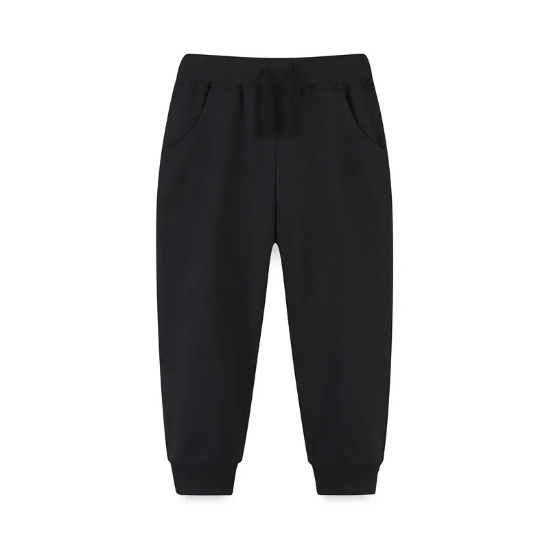 Black harem track pants