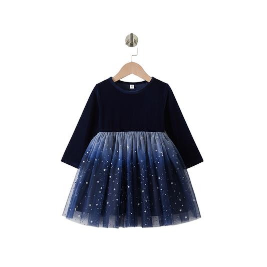 Blue star dress