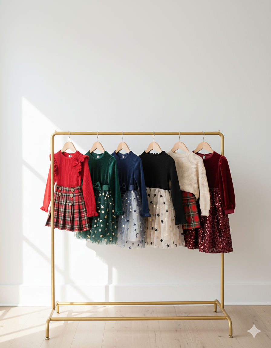 Red sparkle dress