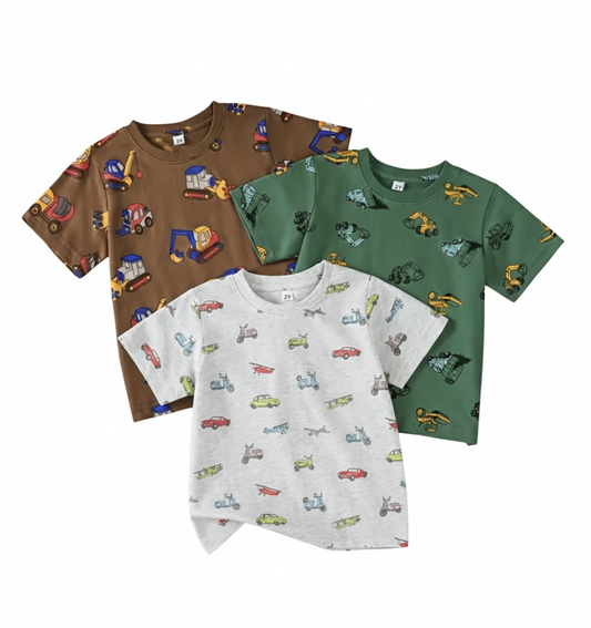 Boys assorted truck tshirts