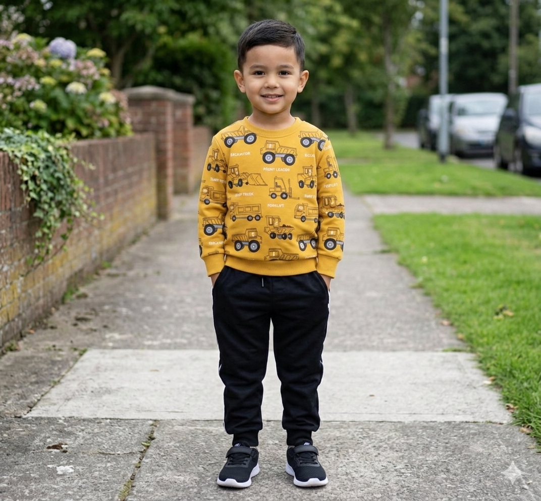 Dump truck sweater