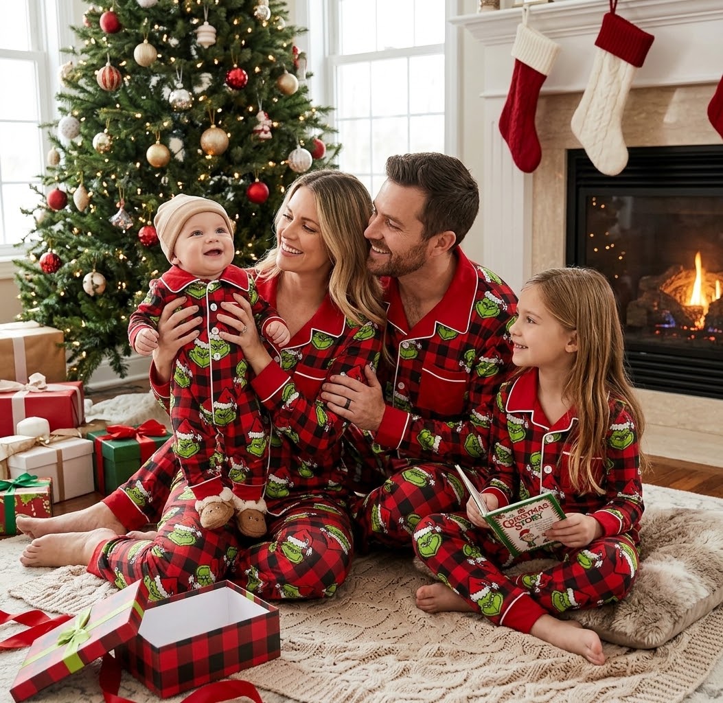 The Grinch Matching Family Pjs