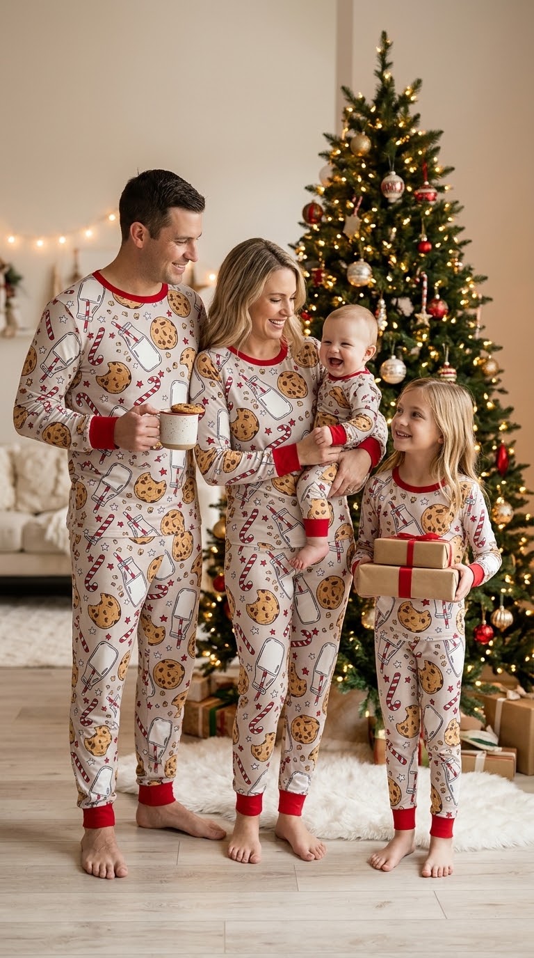 Cookies And Milk Fitted Pjs