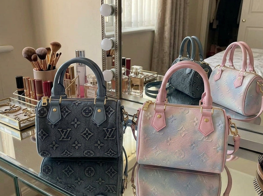 Pink & Denim Inspired LV