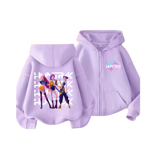 Purple Huntrix Zip up
