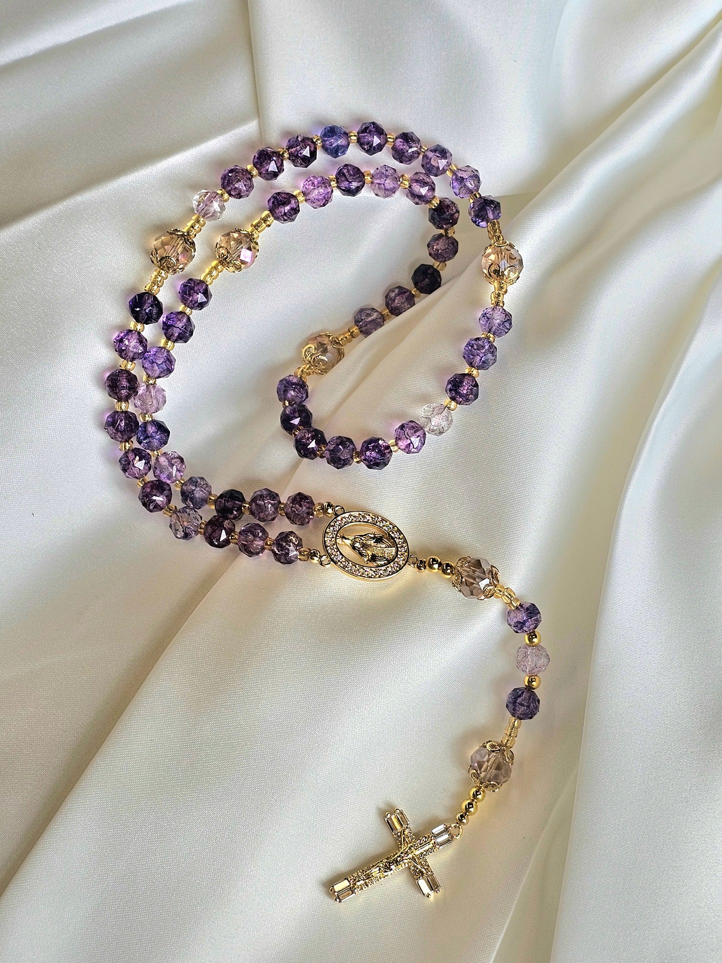 Royal Amethyst Rosary