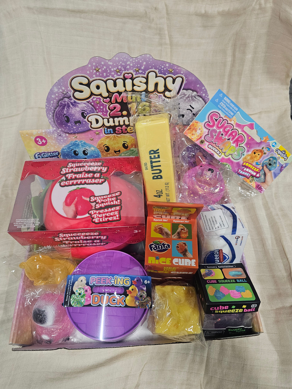 Squishy basket - 11 pieces