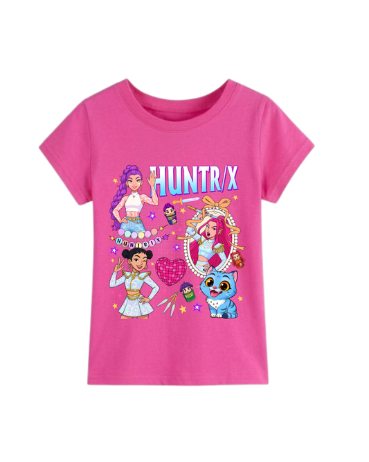 Hot Pink Huntrix Tee