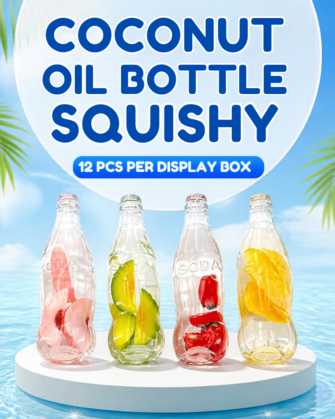 Coconut oil Fruit Bottle