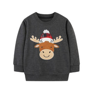 Grey Reindeer sweater
