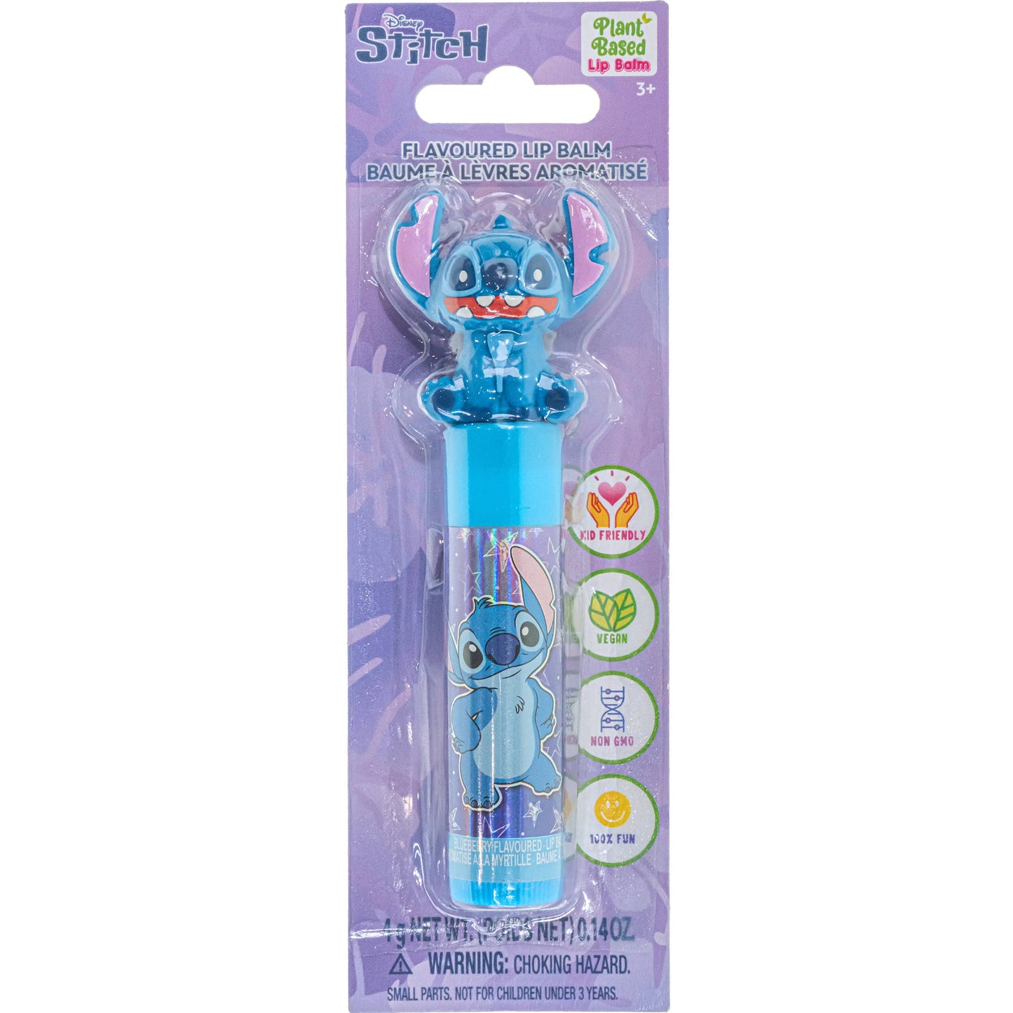 Stitch Lip Balm with Character Rubber Topper