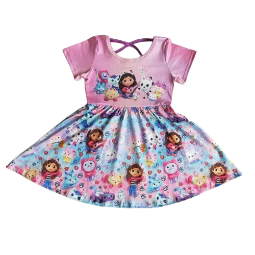 Gabbys doll house cris cross back dress