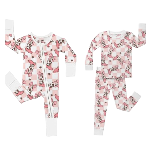 Giddy up cow girl Bamboo pjs
