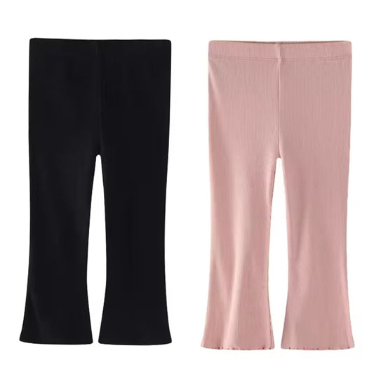 Ribbed Flare Leggings