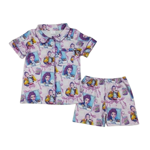 Rumi Short sleeve button up pj