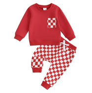 Croatia checkered pants set