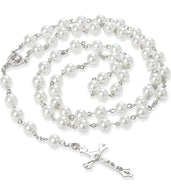 White pearl rosary