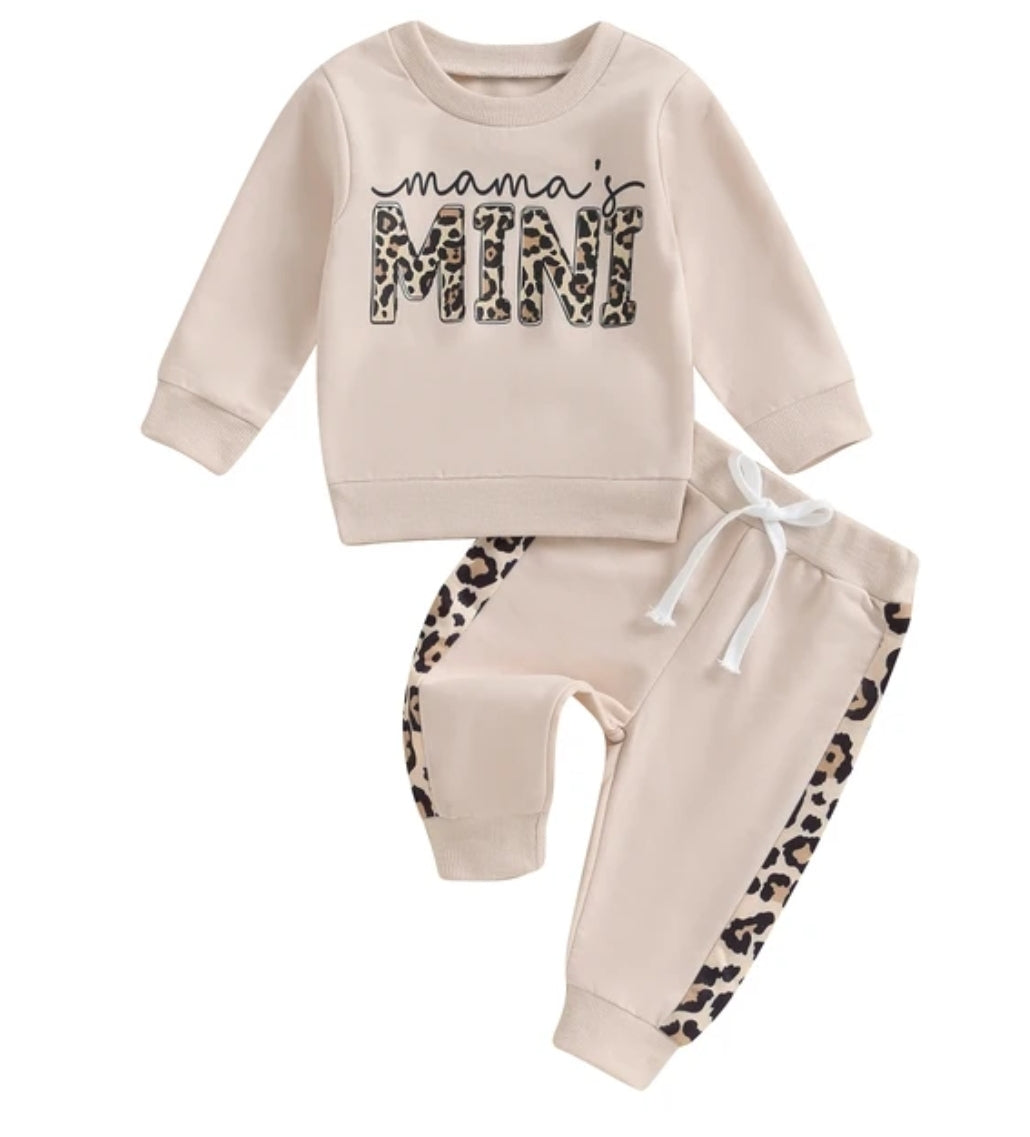 Mamas Mini leopard set