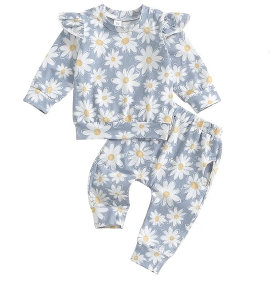 Blue Floral Set