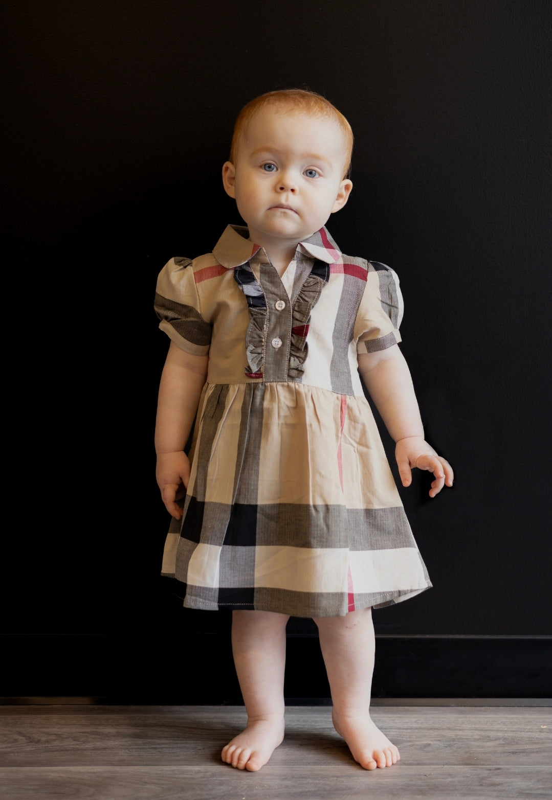 Collared Bur Baby Dress