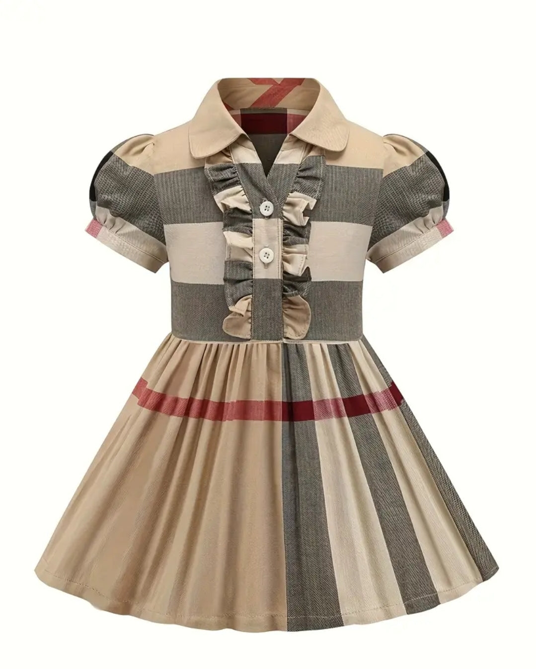 Collared Bur Baby Dress