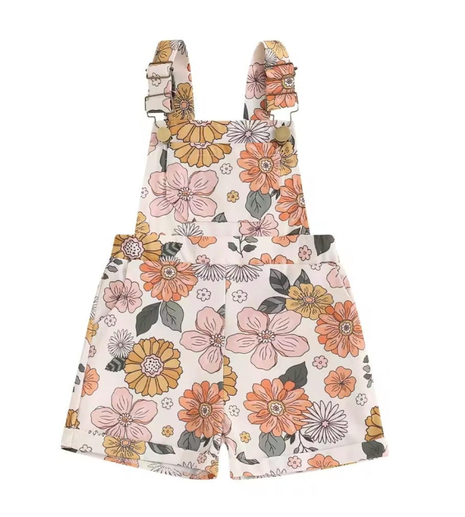 Floral Overalls