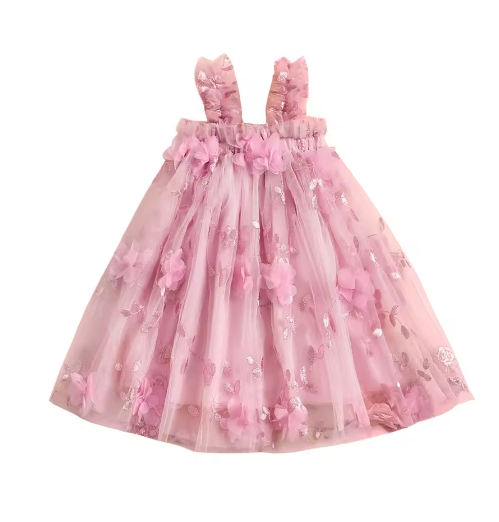 Pink Floral Dress