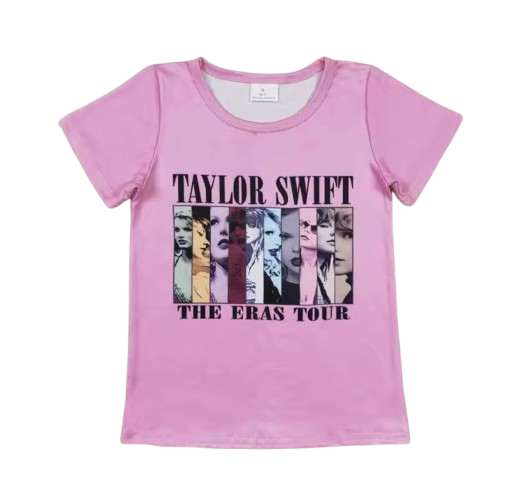 Taylor Swift Eras Pink Tshirt
